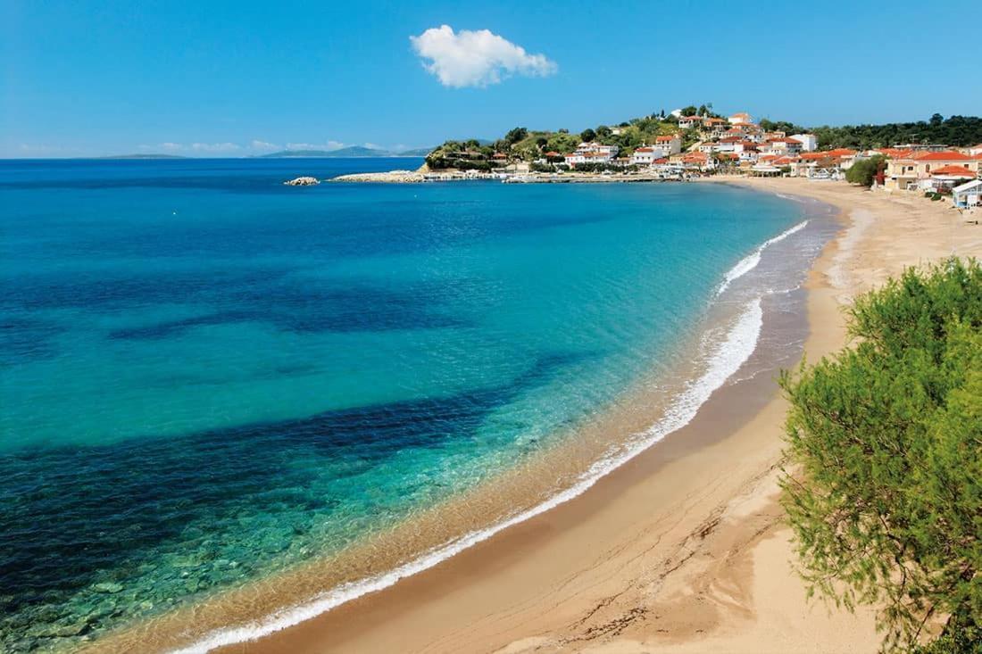 Venus Villa With Private Pool, 2Min To The Beach Finikounta Esterno foto