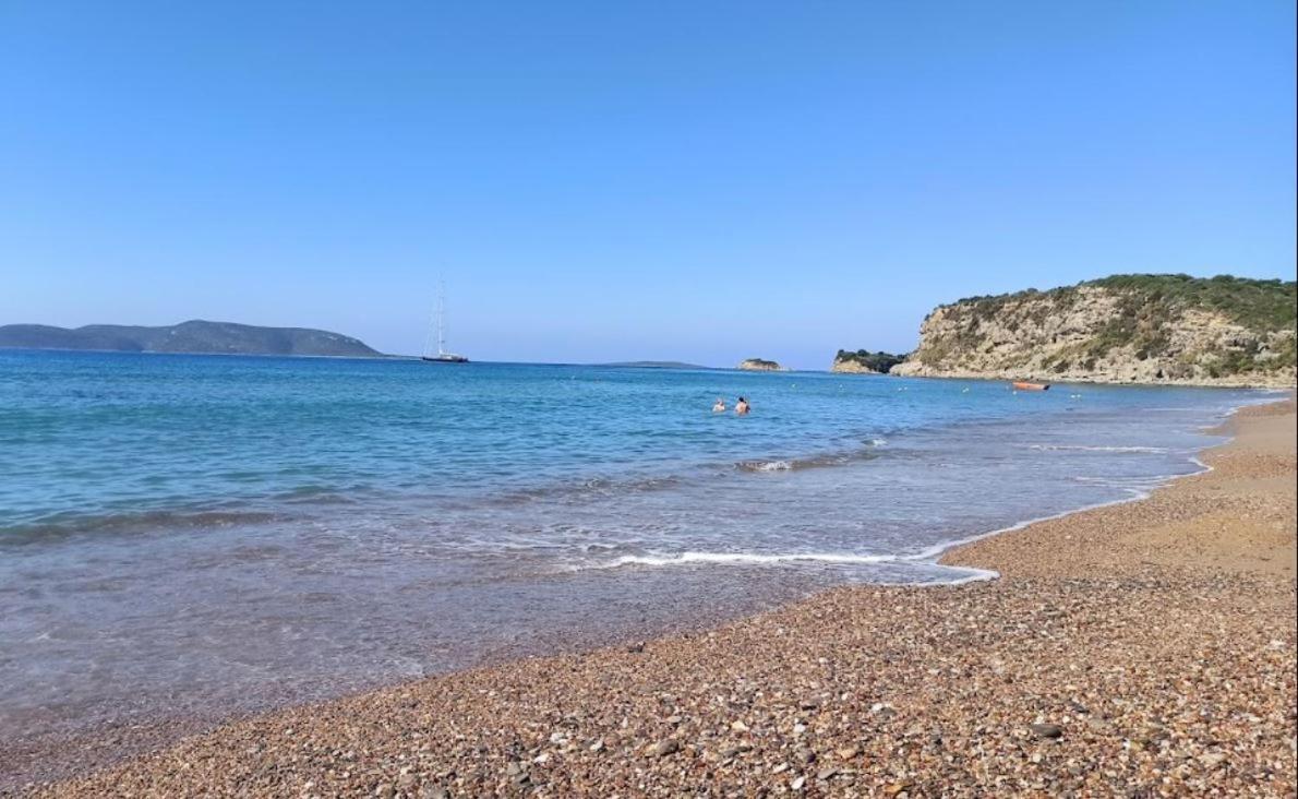 Venus Villa With Private Pool, 2Min To The Beach Finikounta Esterno foto